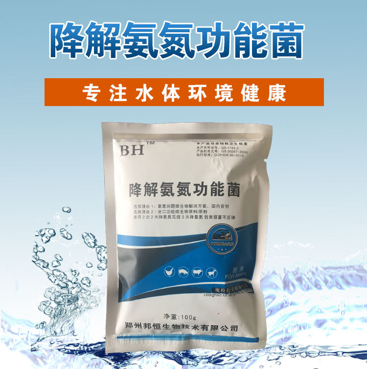 鱼塘防氨氮超标专用em菌种用哪个牌子的,用邦恒降解氨氮功